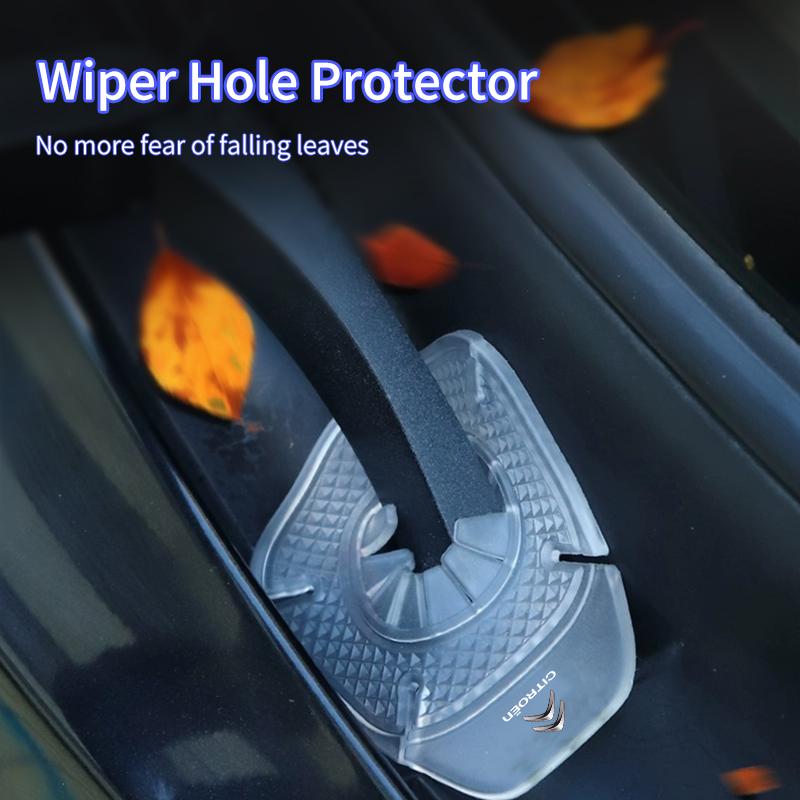 WKZA3 wiper hole protection cover car interior decorative strip For Citroen C4 C3 C5 C1 C2 Berlingo Celysee Cactus Picasso Aircross