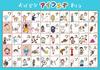 Bathroom Learning Poster Hiragana/Katakana/ABC (2Katakana)