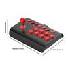 6In1 Retro Arcade Console Game Joystick Rocker Wireless Bluetooth Wired 2.4G Fighting Controller for Nintendo Switch PS4 PS3 PC