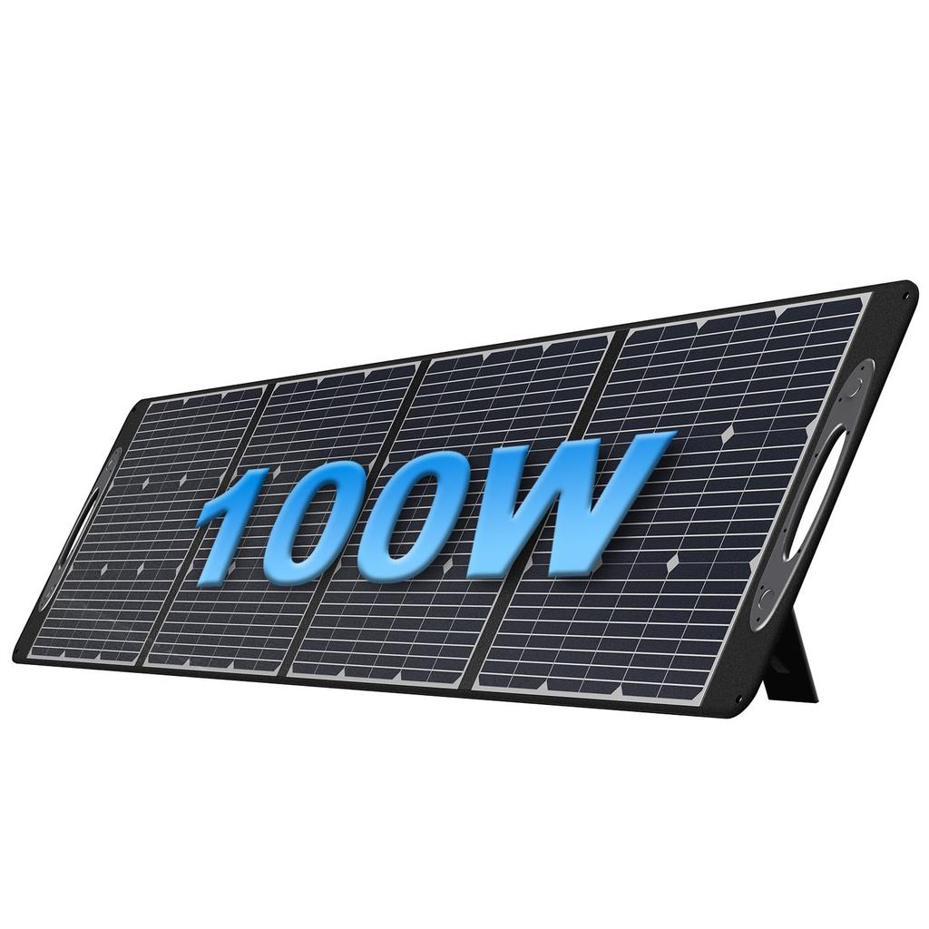 Oukitel PV100 100 Вт Портативная солнечная панель, Водонепроницаемая IP68, Складная солнечная панель с выходом 21 В, Солнечные панели для кемпинга, автофургона и чрезвычайных ситуаций