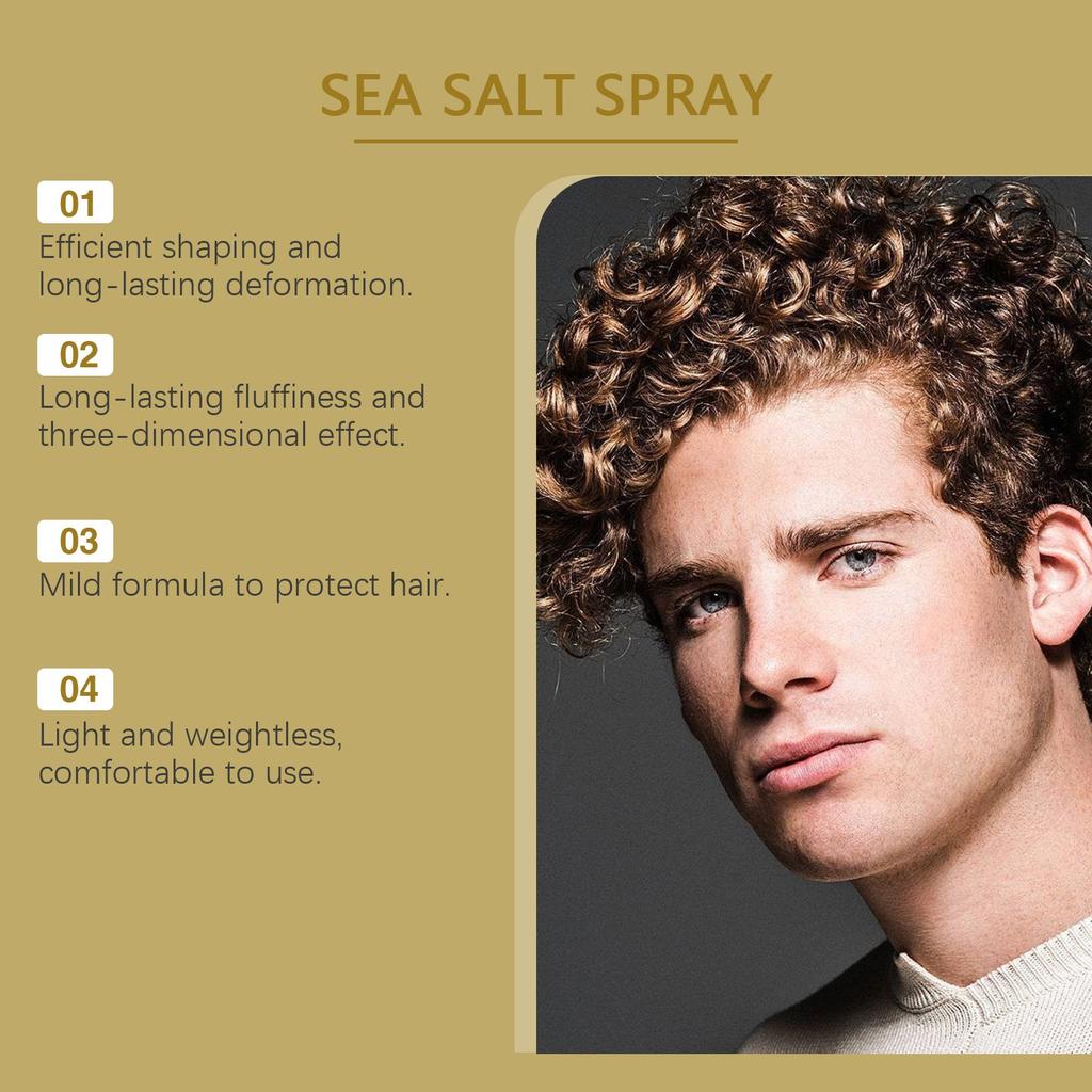 Hair Styling Spray Easy And Stylish Styling Hair Care Styling Spray Natural Finish Sea Spray For Hair(100ml)