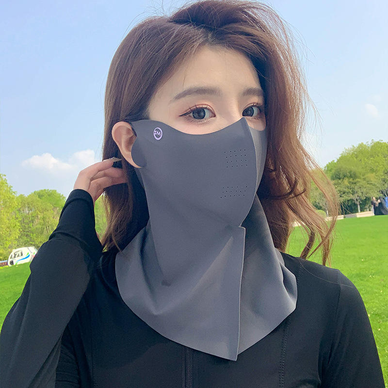 Women's Summer Outdoor UV Sun Protection Balaclava Face Cover Outdoor Breathable Cooling Full Head Neck Gaiter