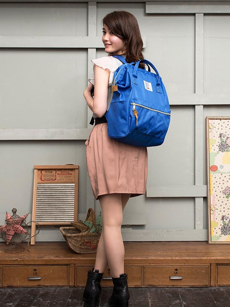 [Anello] Рюкзак большой вместимости с водоотталкивающей застежкой и застежкой, черный GU-B3013