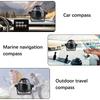 Compass Marine Navigation Compass Black For Marine Boat Electronic Sea Pivoting Marine Compass Automotive Parts