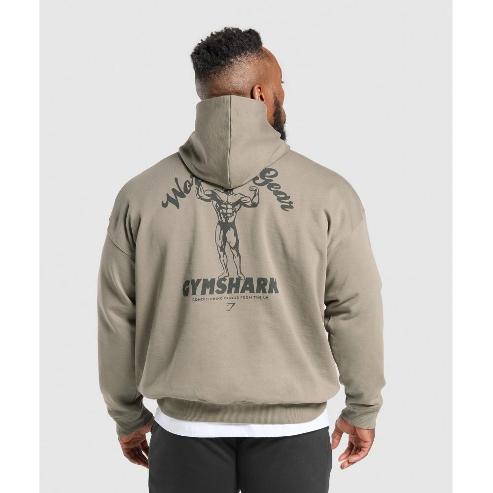 Gymshark Толстовка для тренировок Льняной коричневый A1c2p Nbzl