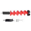 28in Ice Auger Kit Nylon Drill Steel Cutter 6in Cutting Diameter Ice Drill Auger with Positioner