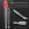 Premium Stainless Steel Double-Ended Non-Slip Nail Scraper and Cuticle Pusher