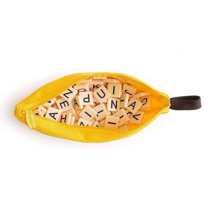 Пластиковая детская игра на правописание Банан 144 детали Алфавит Пасьянс Английский Пазл-головоломка для изучения правописания