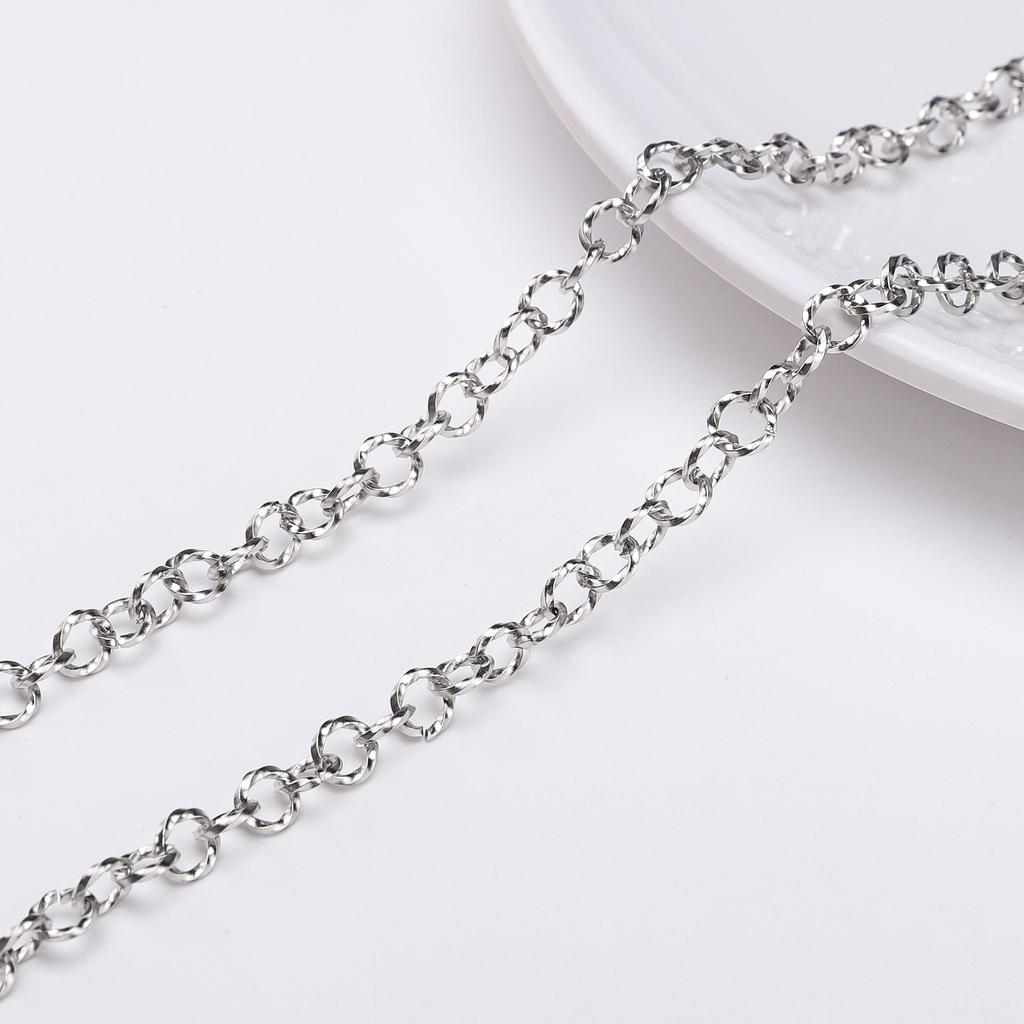 1 метр панк-цепи из нержавеющей стали для изготовления украшений своими руками - Прочная и устойчивая к коррозии