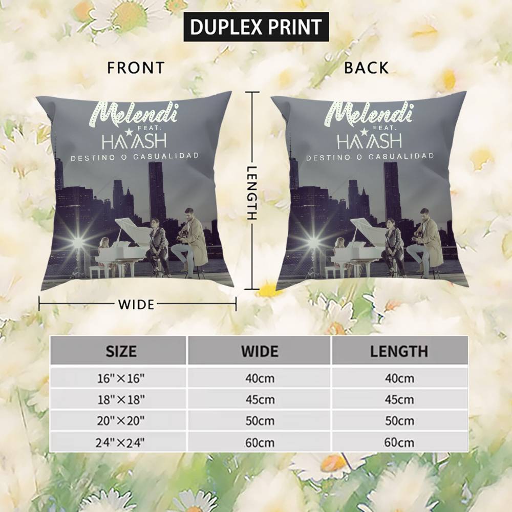 M-Melendi Pillow Case Album Case Sofa Decorative Home Double-sided Printing Short Plush Cute Cushion Cover