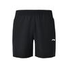 Серия для настольного тенниса Li Ning SS25 Дышащие Удобные Простые Однотонные Эластичные Спортивные Повседневные Шорты Унисекс Шорты Черные AKSUA22