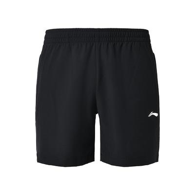 Серия для настольного тенниса Li Ning SS25 Дышащие Удобные Простые Однотонные Эластичные Спортивные Повседневные Шорты Унисекс Шорты Черные AKSUA22