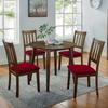 Diamond Jacquard Waterproof Chair Cover Elastic Dining Table Chair Slipcovers for Hotel Home All Seasons