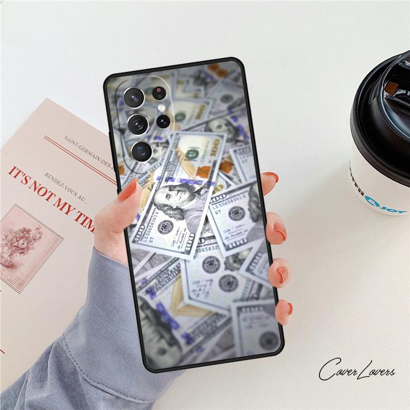Доллары Деньги чехол для телефона Для Samsung Galaxy S24 S25 S23 S22 Ultra Note 10 20 Plus S20 S21 FE Cover