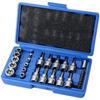 29-Piece Torx Bit Socket Set, E&T-Type Torx Sockets, Torx Screw Bit Set, Flower, Star, 1/4", 3/8", 1/2", Torx Bit Sockets, Maintenance, Repair, with C