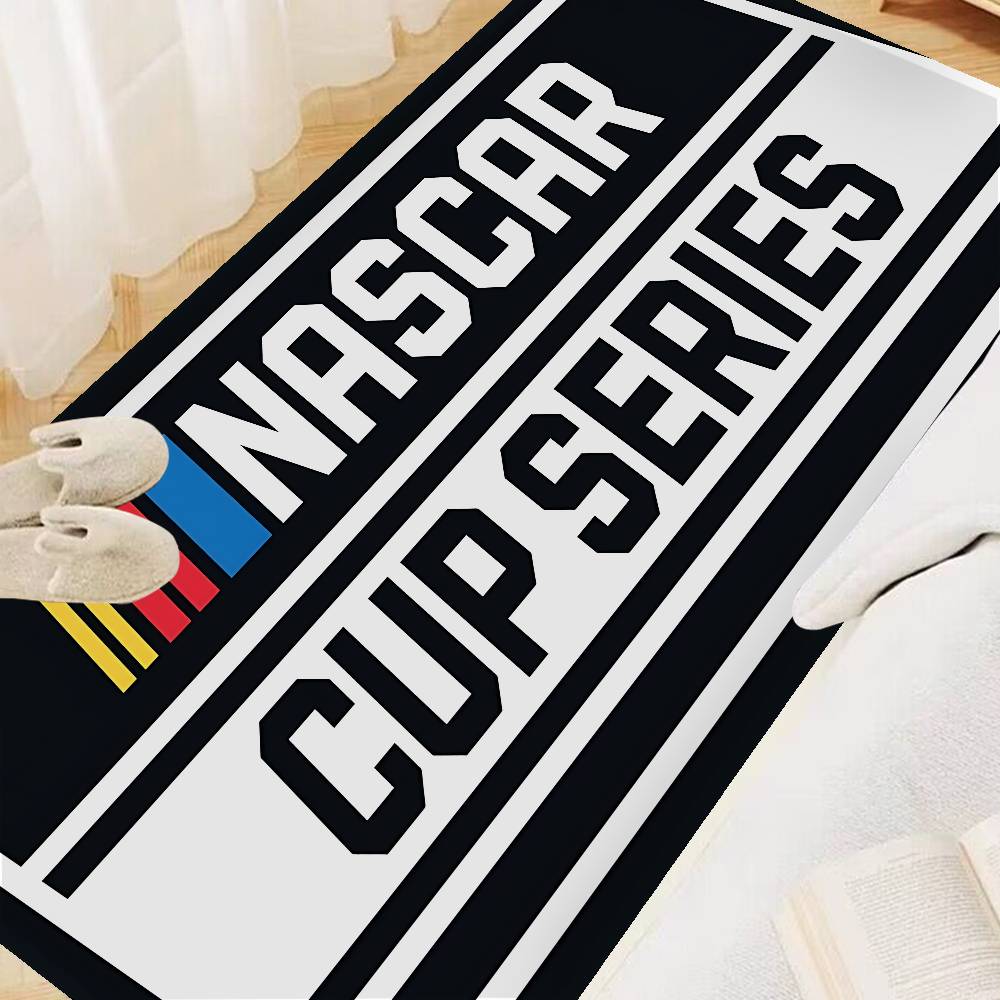 Коврик для пола прямоугольный N-NASCARS Racing Car, противоскользящий, домашний, мягкий, для входной двери, в помещении и на улице, коврик для декора отеля