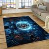 Bitcoin 3D Virtual Currency NFT Area Rug Carpet for Bedroom Living Room Home Sofa Decoration,Children Game Large Decor Floor Mat