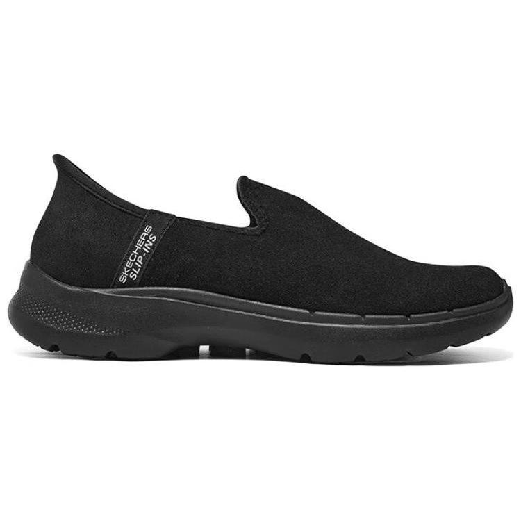Skechers Текстиль, Разделенная Коровья Кожа Устойчивая к истиранию Легкая Износостойкая И Легкая Низкие Повседневные Ботинки 896281-BBK