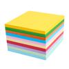 100Pcs Solid Color Square Origami Paper 20 Colors Handmade Scrapbooking Craft Decor Folding Paper