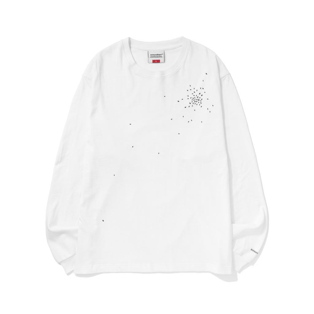EXTRAORDINARY Cursor Drift Ls Tee Off White