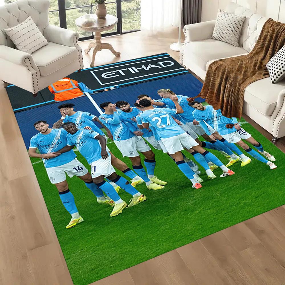 Manchester City Floor Rug Office Rug Perfect For Hallway Outdoor Game Room Dining Room Antislip Rug Decorate Offices Perfect Gift For Womenmen