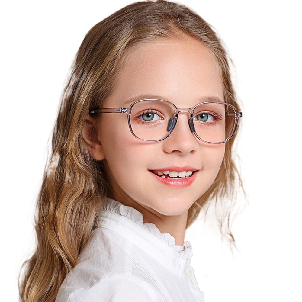 Anti-blue Light Kids Glasses TR90 Ultra Light Frame Comfortable Eyeglasses Children Boys Girls