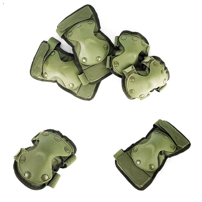 Тактический Наколенник Налокотник CS Военный Защитный Охота Airsoft Открытый Спорт Охота Наколенники Снаряжение Защитные Накладки на Колени Высокое Качество Практичный Повседневное Использование
