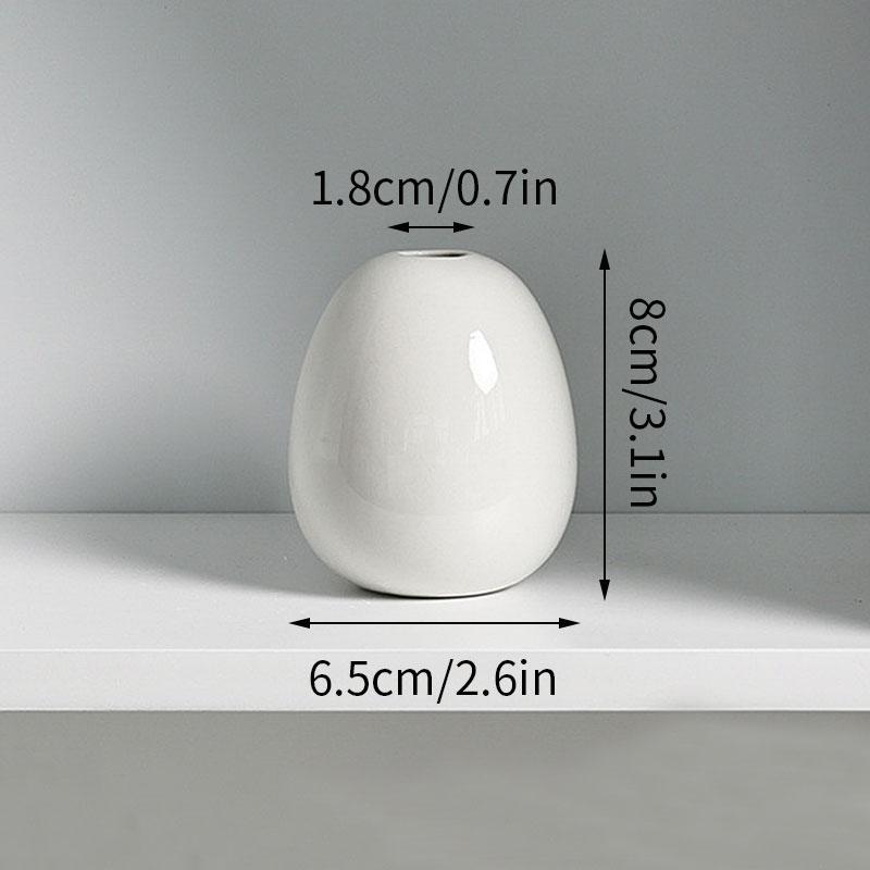 Aesthetic Flower Vases Mini Ceramics Vase Flower Arrangement Vase Nordic Flower Bottle Desktop Ceramic Plant Pot Home Decor