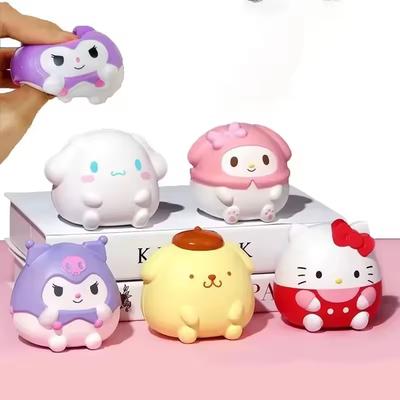 Милые игрушки для снятия стресса Sanrio Крошка Куруми Каваи Плюшевая Аниме Мультяшная Детская Ручная Терапевтическая Фигурка Подарок