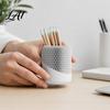 Pencil Cup Pen Holder for Desk 3D Printed Minimalist Stationary High-end Desk Decor Storage Cup Desktop Makeup Brush Office Vanity