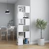 VidaXL Bookshelf-Room Divider White 60x24x186 Cm
