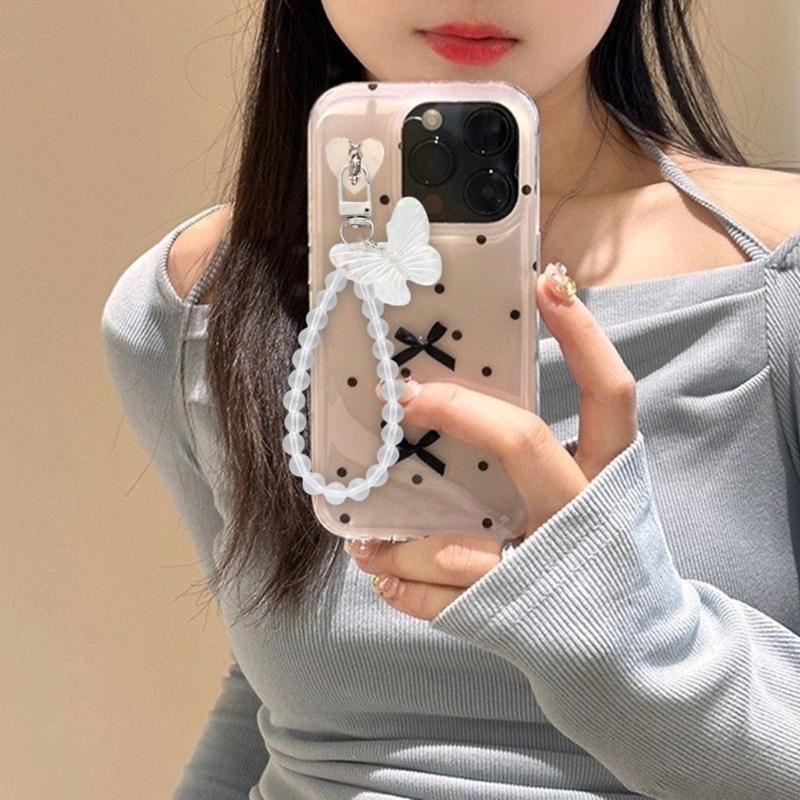 Crystal Butterfly Keychain Key Jewelry Key Accessory Elegant Bag Pendant Charm Keyring Suitable for Bags and Gifts