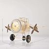 Airplane Design Desk Clock Home Decor Perfect Gift for Pilots Aviation Lovers