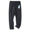 Original Foreign Trade Surplus Outdoor Summer Thin Sports Casual Quick-Dry Pants for Men, Elastic Cooling Ice Silk Straight-Leg Long Pants