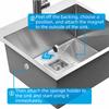 Waterproof Magnetic Sponge Holder Stainless Steel Sponge Hanging Bracket  Kitchen Accessories