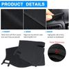 Dashboard Cover Dash Cover Mat Pad Carpet  Fit For Ford Fusion 2010 2011 2012 (Black)