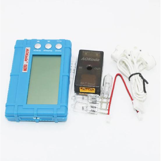 AOKoda 5W 150W 3 in 1 RC 2s-6s Lipo Li-Fe Battery Balancer LCD Voltage Indicator Battery Discharger
