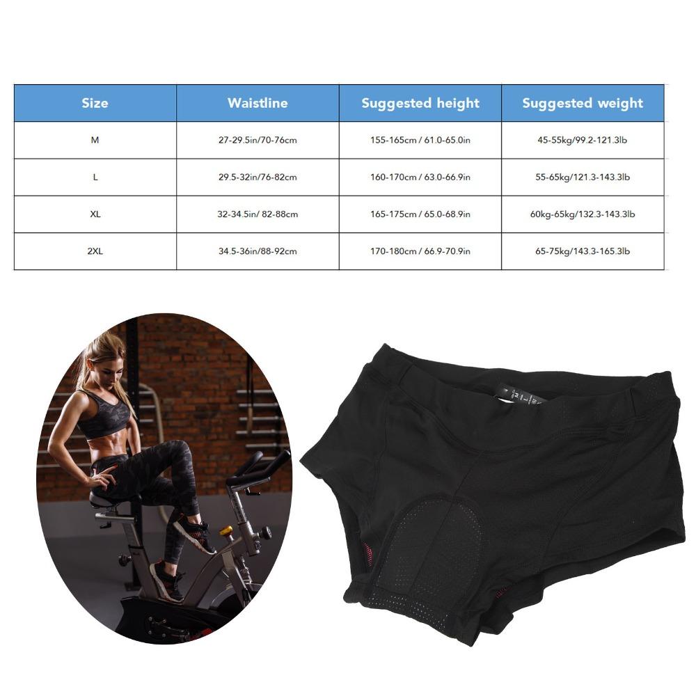 Polyester, Silicone Women  Cycling Shorts Quick Dry Women Bicycle Briefs  Indoor Training