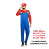 Anime Super Mario Bros Costume Jumpsuit Mario Luigi Cosplay Costume Hat Beard Suit Halloween Costumes For Adult