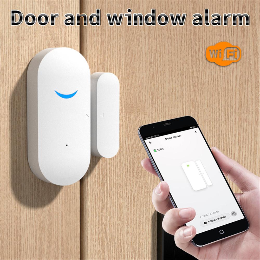 Wireless Wifi Home Window Door Burglar Security Alarm Sensor System W/o Battery