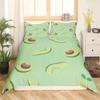 Avocado Duvet Cover Set for Kids Kawaii Bedding Set Cute Fruits Comforter Cover Twin Size Tropical Botanical Cartoon Quilt Cover