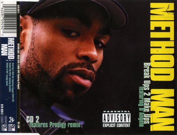 CD МЕТОД МЭН, Д'АНДЖЕЛО - Break Ups 2 Make Ups 8709292 Def Jam Recordi 1999 UK Рэп и Хип-Хоп/R&B Б/у