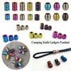 Multi Tools Titanium Alloy Camping EDC Gadgets Ropes Lanyard TC4 Knife Beads Paracord Rope Pendant