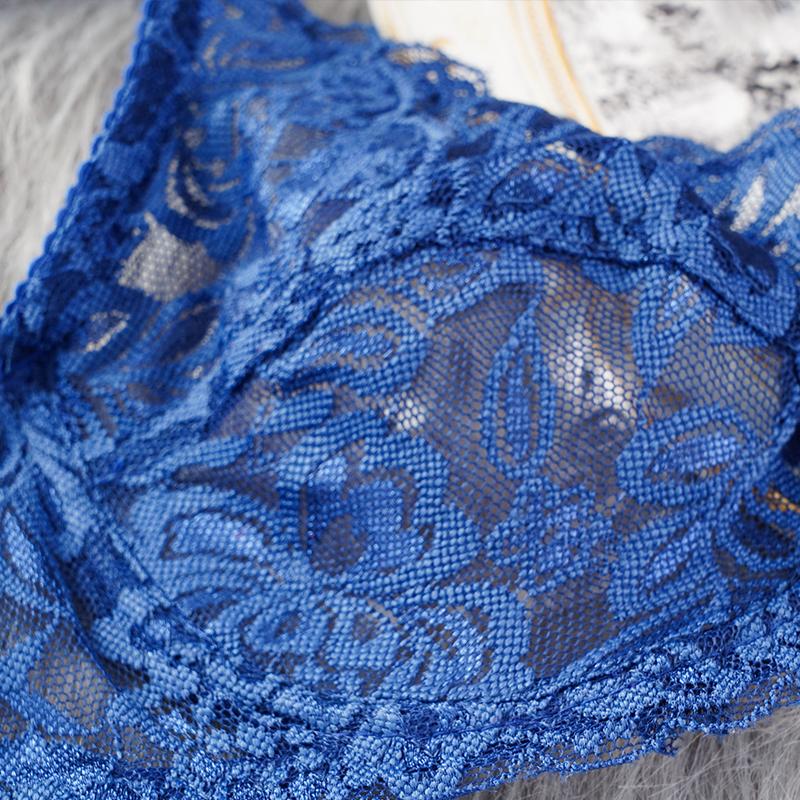 Сексуальный кружевной тонкий бюстгальтер, трусы, нижнее белье, женский бюстгальтер с пуш-ап и вышивкой, ажурное интимное нижнее белье, костюм размера плюс, новые бюстгальтеры