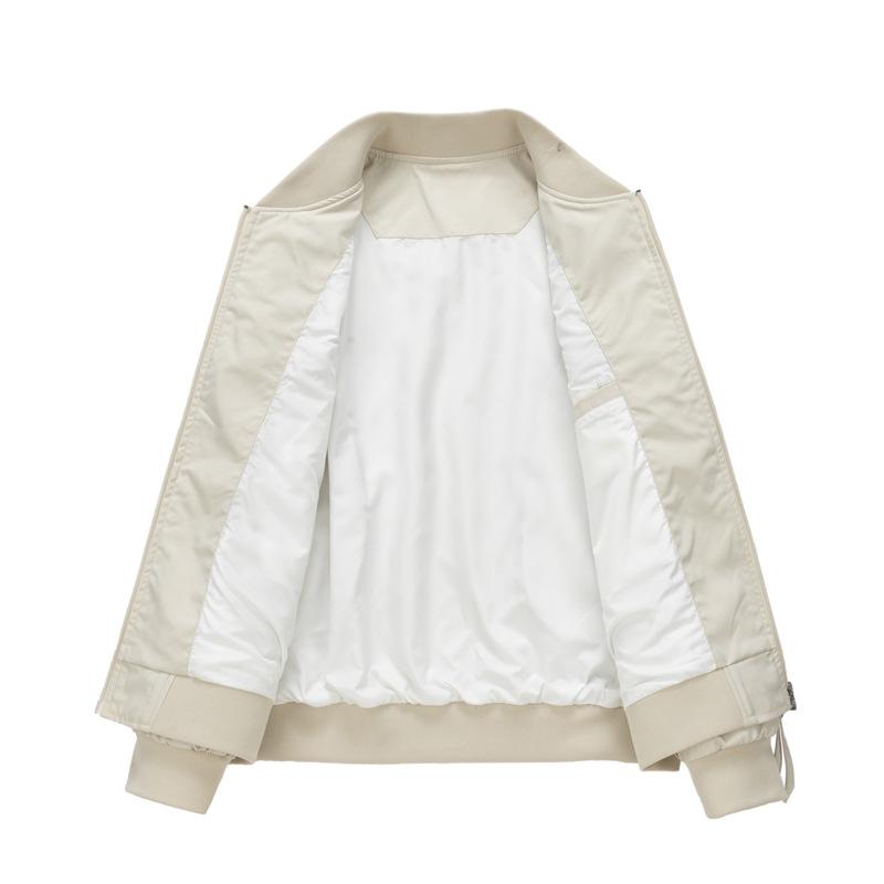 Американская ретро-куртка-бомбер, мужская модная свободная бейсбольная куртка, весна-осень, серые топы и куртки