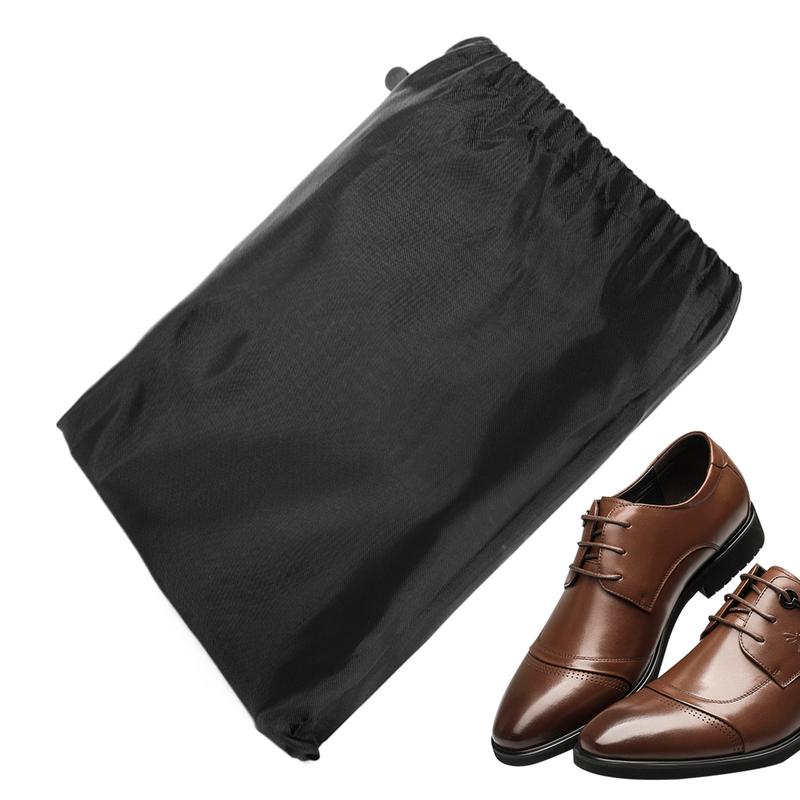 Waterproof Dustproof Drawstring Bag Black Polyester Bag Headset Data Cable Pouch Drawst Sporting Goods Pouch Organizer