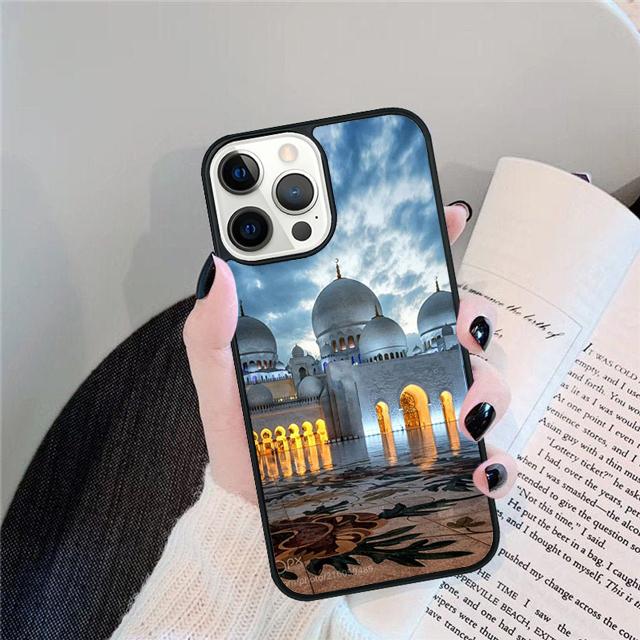 Muslim mosque building Coque Shell For iPhone 17 Air 15 16 14 13 12 Pro Max 11 Pro Max Plus Phone Case Cover