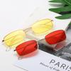 Retro Small Oval Women's Sunglasses Brand Shades  Classic Candy Color Metal Rectangular Sun Glasses Fashion Eyewear