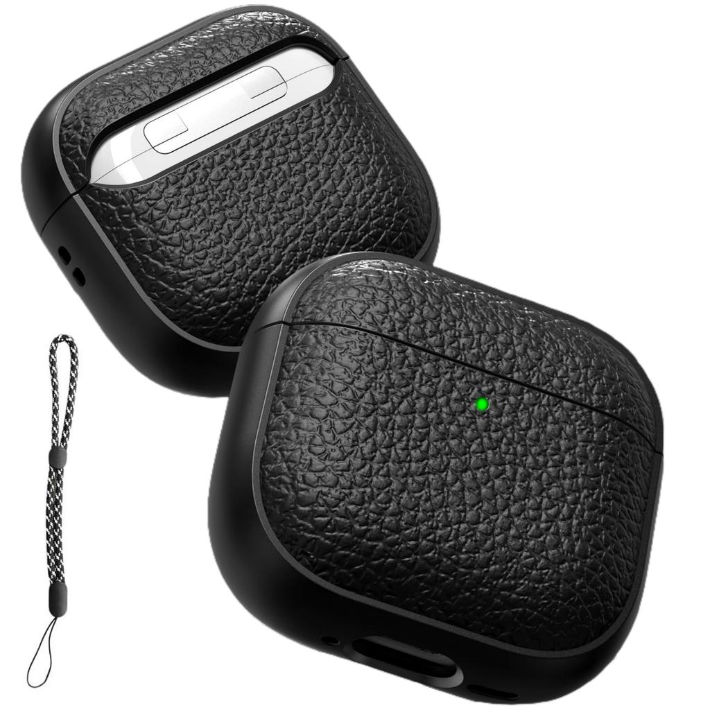 Для AirPods Pro 3 Чехол для Airpods Pro 2 Чехол 2025 Новый Защитный Чехол с Текстурой Тонкий Чехол с Петлей для Шнурка для AirPods 4