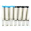10 Pcs Blue Ink Parker Style Standard 1.0Mm Ballpoint Pen Refills Nib Medium